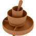 Mikk-Line Silicone Dinner Set Tableware Brown sugar